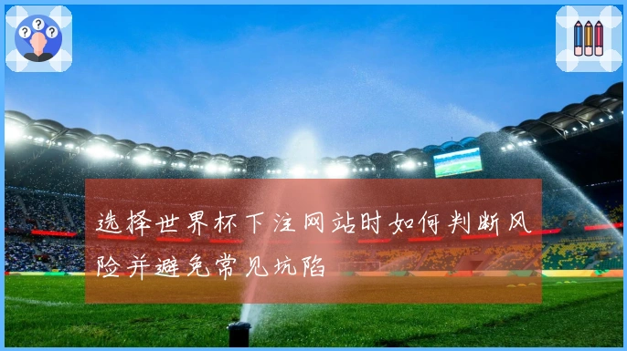 选择世界杯下注网站时如何判断风险并避免常见坑陷